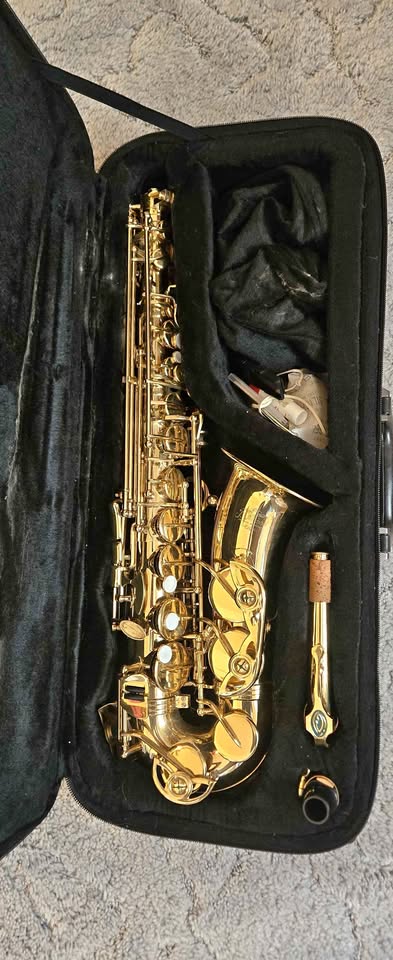 Seller photo of the J. Michael alto saxophone and case